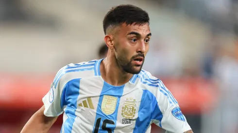 Nicolás González fue titular contra Chile.