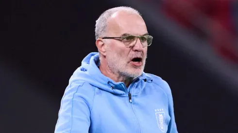 Marcelo Bielsa, entrenador de la Selección de Uruguay.