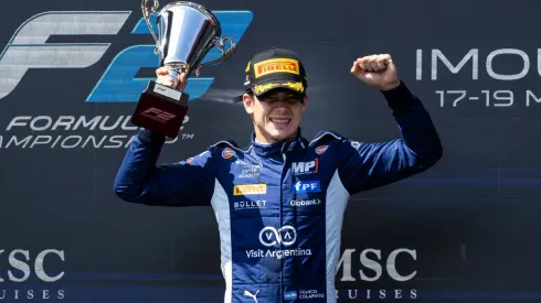 Franco Colapinto viene derecho en la Formula 2.