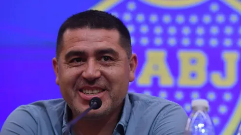 Riquelme, presidente de Boca.