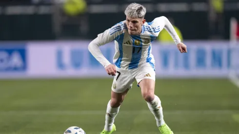 Alejandro Garnacho con la Albiceleste puesta.