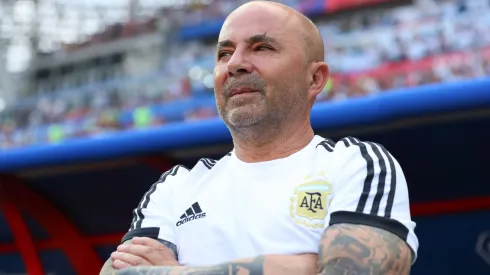 Jorge Sampaoli durante el Mundial de Rusia 2018 (IMAGO)