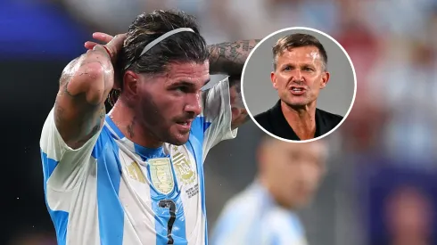 El jugador y el técnico se sacaron chispas en pleno partido.