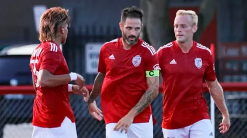 Juan Manuel Martínez en su nuevo club.