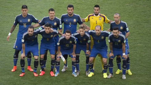 Los titulares de Argentina en la final del Mundial 2014.