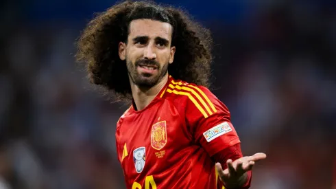 Marc Cucurella, silbado en la final de la Eurocopa