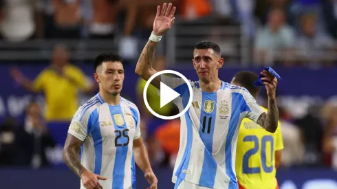 Di María cerró su historia con la albiceleste.