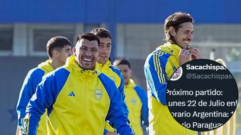 Sacachispas se burló de Boca tras el incidente en la previa a la Copa Sudamericana