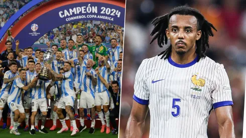 Jules Koundé tildó de payasos a los jugadores de la Selección Argentina tras divulgarse el video del festejo de la Copa América.