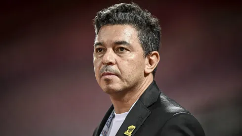 Marcelo Gallardo durante su paso por Medio Oriente.
