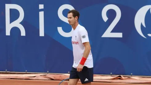 Andy Murray se entrena en París.