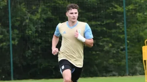 Julián Álvarez, enfocado en los JJ. OO.