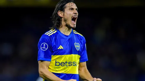 Cavani, protagonista de Boca en la Sudamericana.