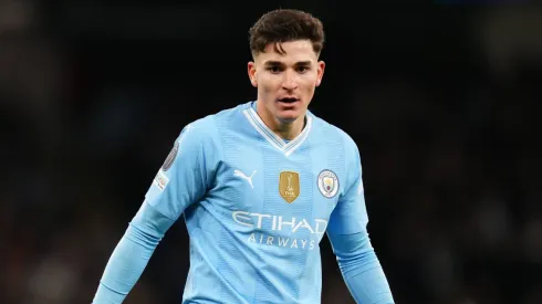 Julián Álvarez, delantero de Manchester City.