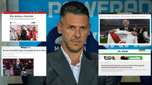 Medios de Europa y de Sudamérica replicaron la noticia de la salida de Martín Demichelis de River.