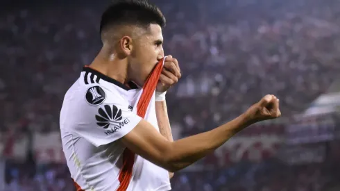 Exequiel Palacios durante su paso por River Plate.