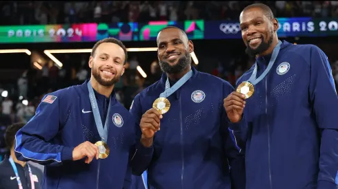 Curry, LeBron y Durant, el trío magnífico en París 2024.