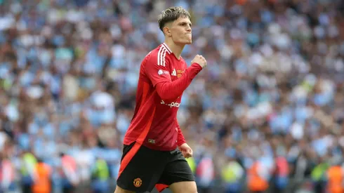 Alejandro Garnacho en Manchester United.