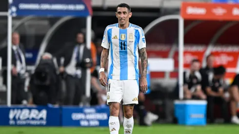 Ángel Di María con la camiseta de la Selección Argentina.