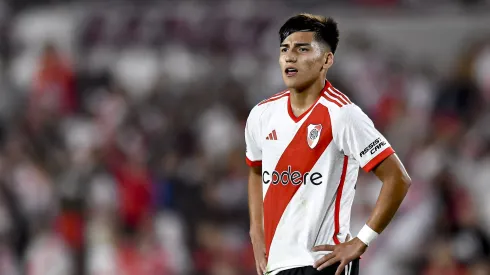 Ian Subiabre con la camiseta de River.