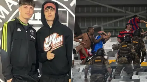 Roberto Garnacho se lanzó contra la policía brasileña al ver los incidentes que sufrieron los hinchas de San Lorenzo en Belo Horizonte.