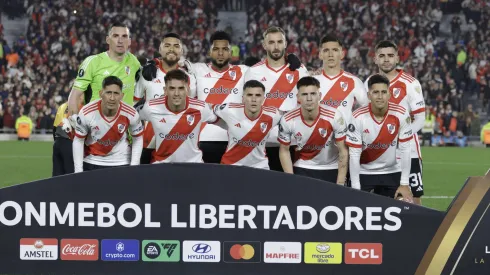 El equipo de River en Copa Libertadores.