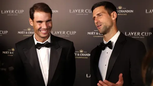 Rafael Nadal y Novak Djokovic.
