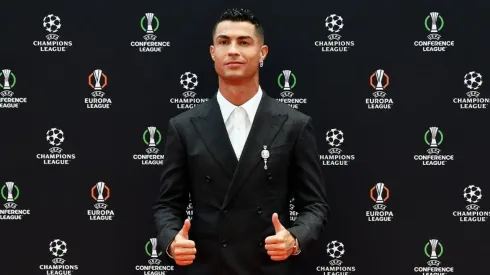 Cristiano Ronaldo, en el sorteo de la Champions League.