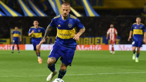 Darío Benedetto con la camiseta de Boca.