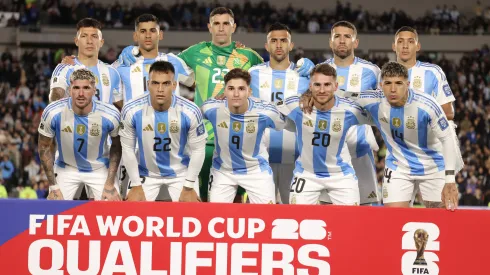 El equipo titular de Argentina frente a Chile.