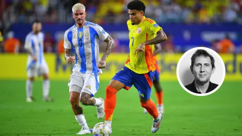 De Paul y Lucho Díaz, dos futbolistas clave para las selecciones que se enfrentarán en Barranquilla.