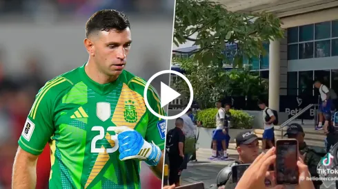 Dibu Martínez, víctima de insultos en Colombia.