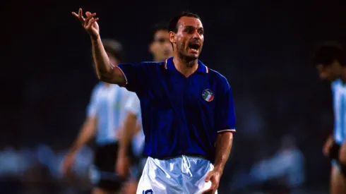 'Totó' Schilaci, goleador del Mundial de Italia 90.