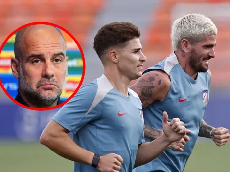 De Paul le respondió a Guardiola y contó por qué Julián Álvarez se fue del City