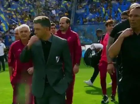 El gesto de Marcelo Gallardo cuando entró a La Bombonera para el Boca vs. River