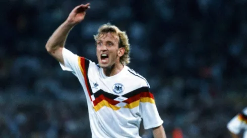 Andreas Brehme en la final de Italia 90.