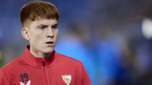 Valentín Barco fue titular en Sevilla.