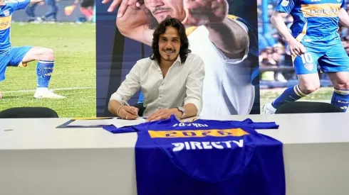 Boca anunció la renovación de Edinson Cavani hasta 2026.