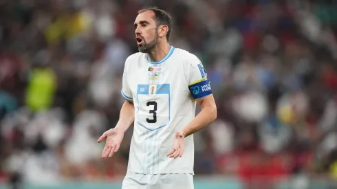 Diego Godín en su paso por la Selección de Uruguay.