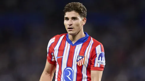 Julián Álvarez bajó su cotización en el mercado a causa de sus altibajos en el Atlético de Madrid.