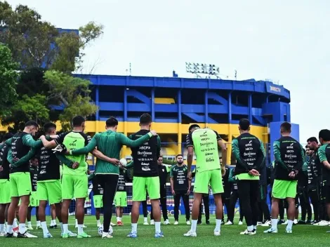 Los hinchas de River adelantaron el resultado de la Selección Argentina porque Bolivia se entrenó en Casa Amarilla