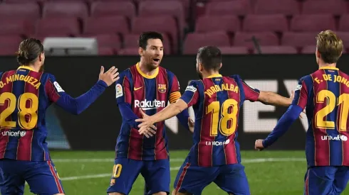 Messi en su última temporada en Barcelona.