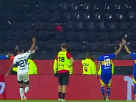 Incidentes entre las hinchadas de Boca y Gimnasia durante el entretiempo de la Copa Argentina