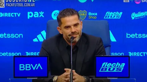 Fernando Gago habló en conferencia de prensa.