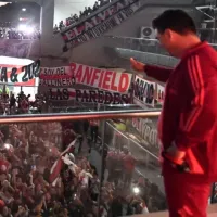 Marcelo Gallardo y una sorpresiva pregunta en medio del masivo banderazo de los hinchas de River antes de enfrentar a Atlético Mineiro