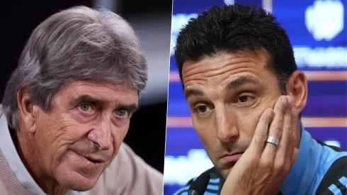 Manuel Pellegrini criticó la decisión de Lionel Scaloni de convocar a Giovani Lo Celso, quien arrastra una molestia muscular.