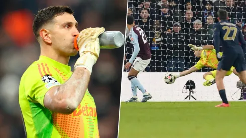 Dibu Martínez, el arquero de Aston Villa.