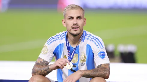 Leandro Paredes, mediocampista de la Selección Argentina y la Roma.