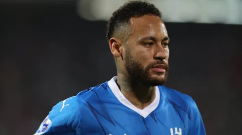 Neymar con la camiseta de Al Hilal.