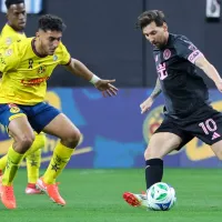 La reacción de los jugadores del América con Lionel Messi tras su cruce con los hinchas mexicanos